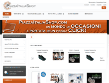 Tablet Screenshot of piazzaitaliashop.com